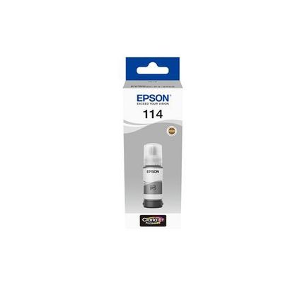 EPSON EcoTank 114 Grey Ink Bottle, Grey