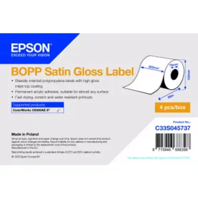 Epson C33S045737 printer label - Thumbnail 2