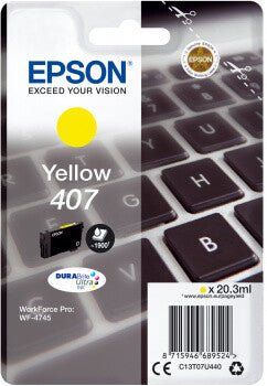 Epson C13T07U440/407 Ink cartridge yellow. 1.9K pages ISO/IEC 19752 20 - Image 1
