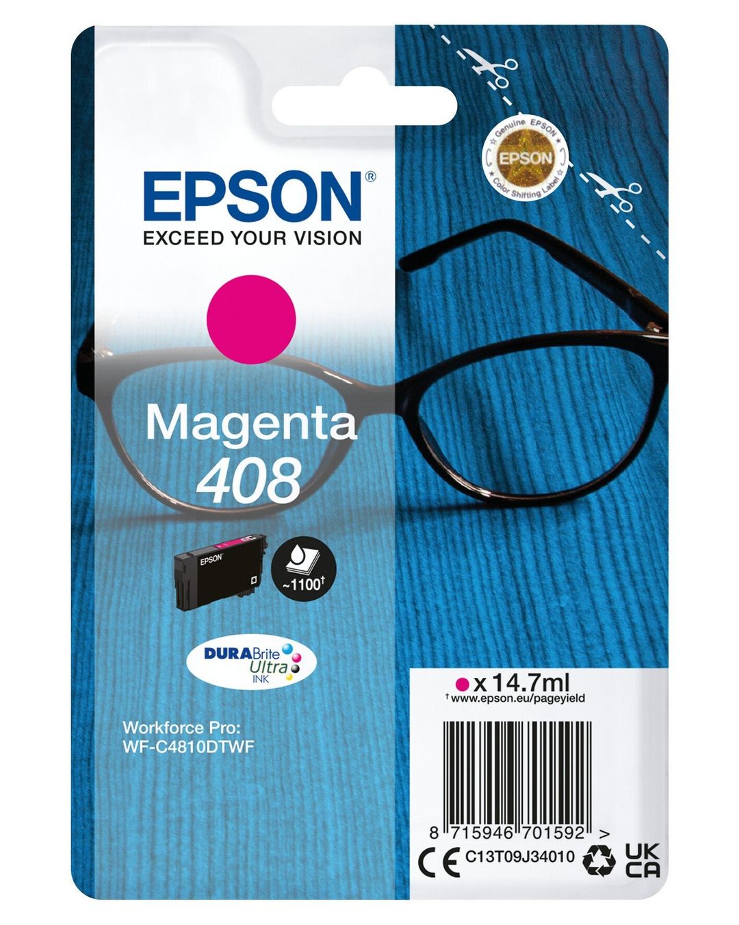 Epson C13T09J34010 ink cartridge 1 pc(s) Original Standard Yield Magenta - Image 1