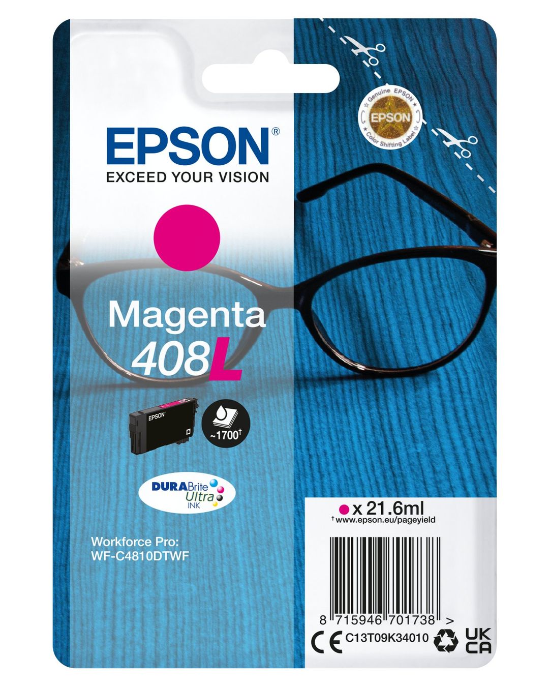 Epson C13T09K34010 ink cartridge 1 pc(s) Original High (XL) Yield Magenta - Image 1