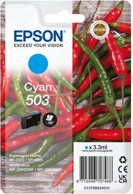 Epson 503 ink cartridge 1 pc(s) Original Standard Yield Cyan - Image 1