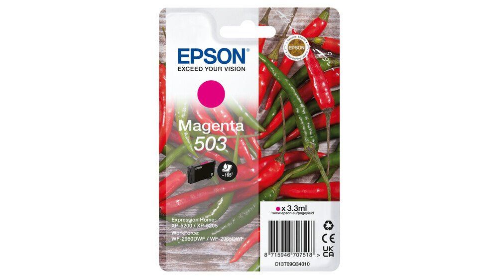Epson 503 ink cartridge 1 pc(s) Original Standard Yield Magenta - Image 1