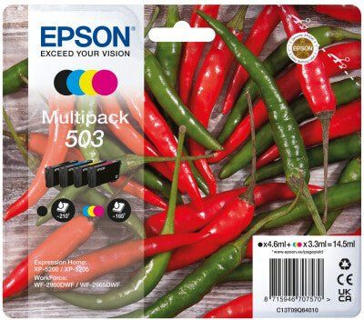 Epson 503 ink cartridge 4 pc(s) Original Standard Yield Black, Cyan, Magenta, Yellow - Image 1