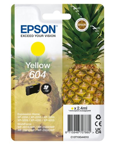 Epson 604 ink cartridge 1 pc(s) Original Standard Yield Yellow