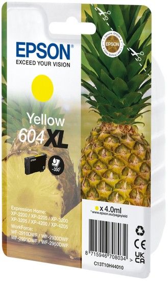 Epson 604XL ink cartridge 1 pc(s) Original High (XL) Yield Yellow - Image 1