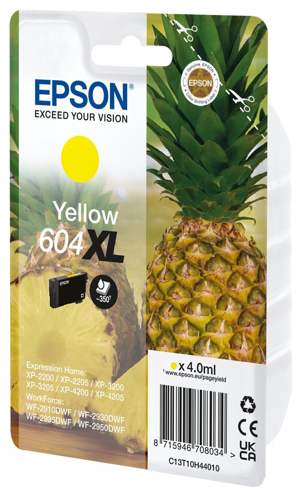 Epson 604XL ink cartridge 1 pc(s) Original Yellow - Image 1