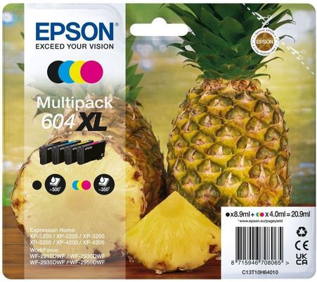 Epson 604XL ink cartridge 4 pc(s) Original High (XL) Yield Black Cyan Magenta Yellow