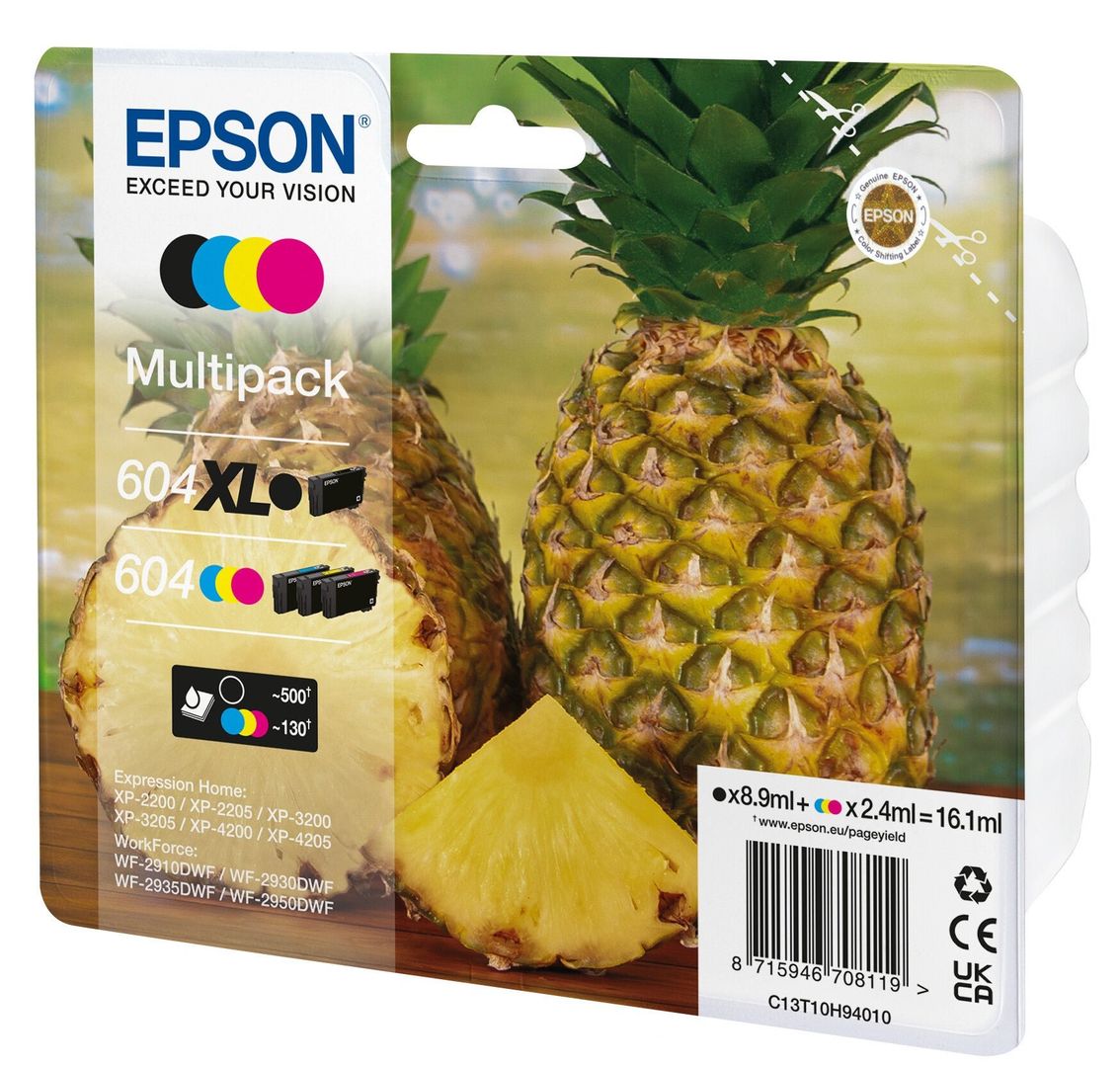 Epson 604XL ink cartridge 4 pc(s) Original High (XL) Yield Black, Cyan, Magenta, Yellow - Image 1