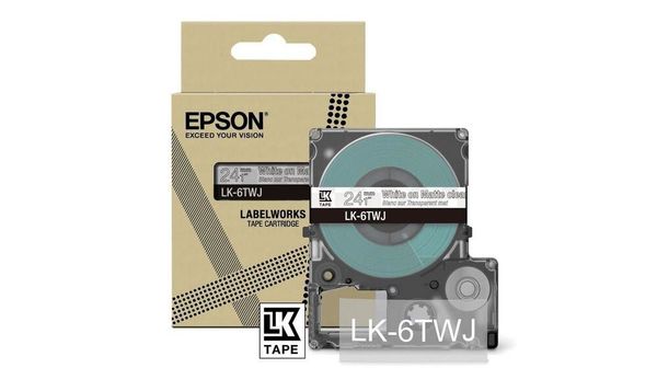 Epson LK-6TWJ Transparent White