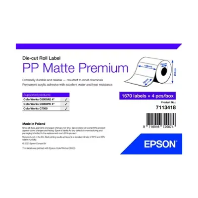 Epson 7113418 printer label White Self-adhesive printer label