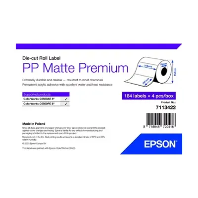 Epson 7113422 printer label White Self-adhesive printer label - Thumbnail 2