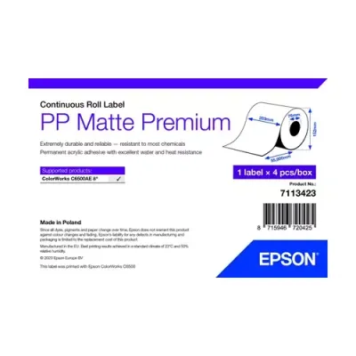 Epson 7113423 printer label White Self-adhesive printer label - Thumbnail 2