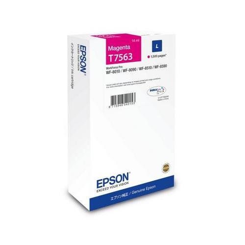 Epson C13T75634N/T7563 Ink cartridge magenta. 1.5K pages 14ml for Epso - Image 1