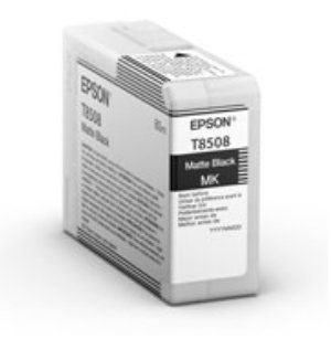 Epson C13T85080N/T8508 Ink cartridge black matt 80ml for Epson SC-P 80 - Image 1