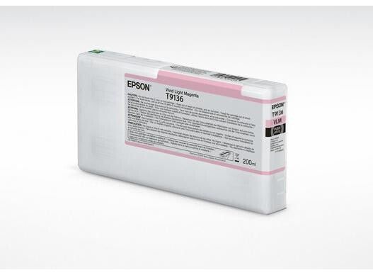 Epson C13T91360N/T9136 Ink cartridge light magenta 200ml for Epson SC-