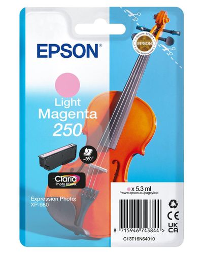 Epson 250 Violin Claria Photo HD ink cartridge 1 pc(s) Original High (XL) Yield Light magenta