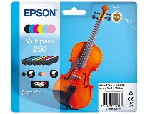Epson C13T16N84010/250 Ink cartridge multi pack Bk.C.M.Y.LC.LM 5.3ml +