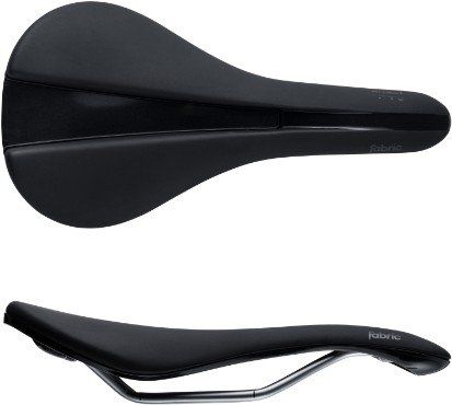 Fabric Line Elite Shallow CroMo Saddle - Black