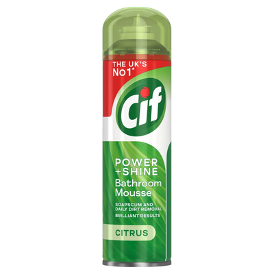 Cif Power and Shine Citrus Bathroom Mousse 500ml