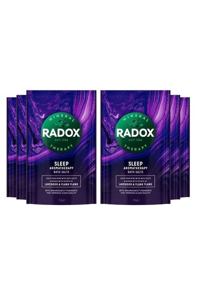 Radox Women's 'Bath Salts' Sleep Aromatherapy with Lavender & Ylang, 6 x 900g in Purple