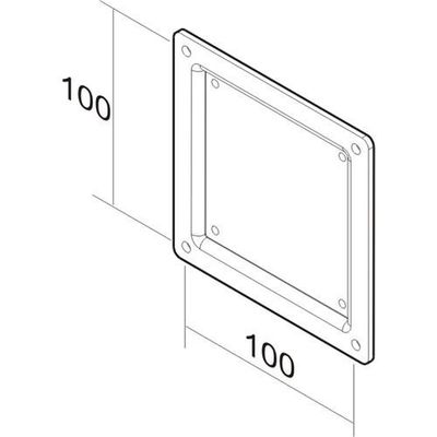 Neomounts FPMA-VESA100 VESA-adapter 10-30" - Thumbnail 2