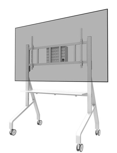Neomounts FL50-575WH1 TV trolley 65-110" - fast installation - TÜ