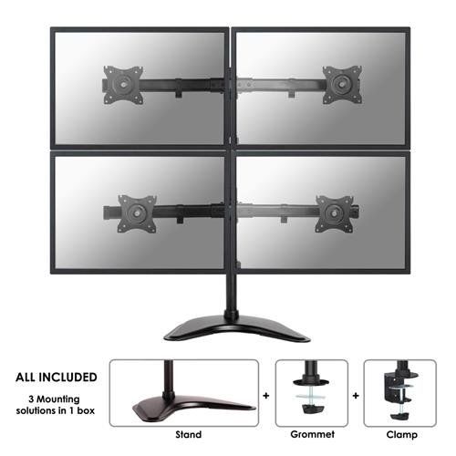 Neomounts NM-D335D4BLACK Monitor stand 10-27" - Image 1