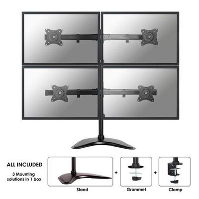 Neomounts NM-D335D4BLACK Monitor stand 10-27"