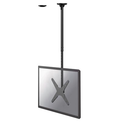 Neomounts FPMA-C340BLACK Monitor/TV mount ceiling 32-75" - h 106-156 cm - Thumbnail 2