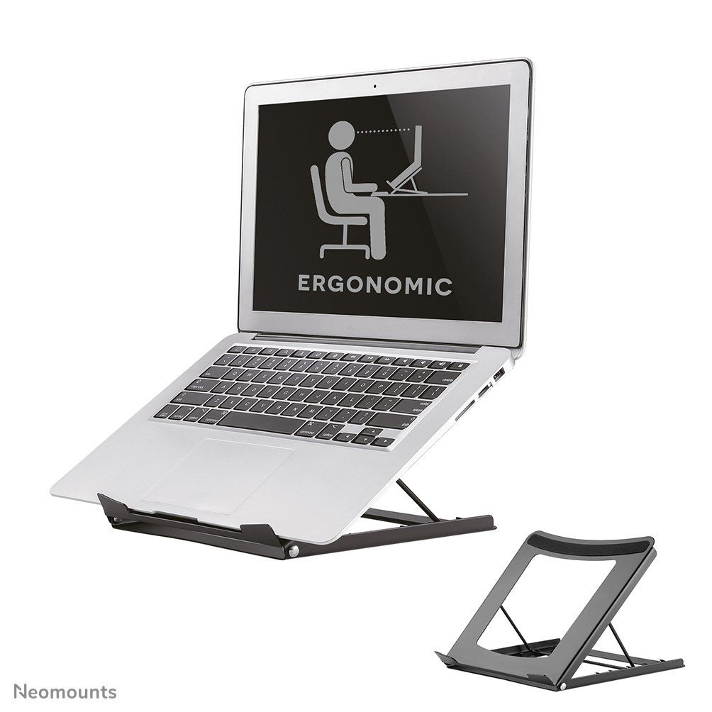 Neomounts NSLS075BLACK Laptop stand 10-16" - foldable - compact - universal - Image 1
