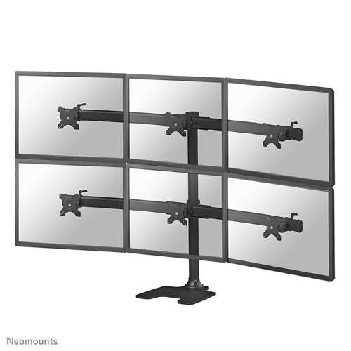 Neomounts FPMA-D700DD6 Monitor stand 10-27" Freestanding/Grommet 8 kg 25.4 cm (10") 68.6 cm (27") 100 x 100 mm Black - Image 1