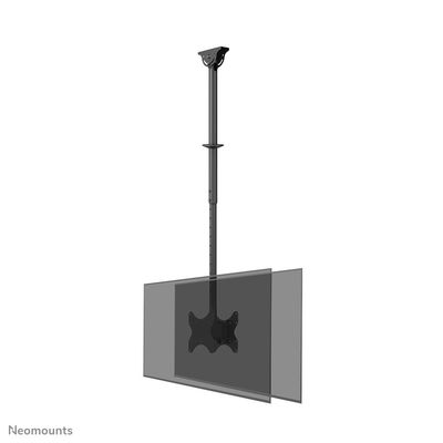 Neomounts CL35-340BL22 Dual monitor/TV mount ceiling 23-42" - h 106-156 cm - Thumbnail 2
