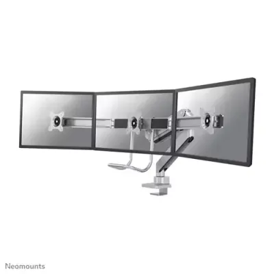 Neomounts NM-D775DX3SILVER Monitor arm 17-27" - gas spring - Topfix - 180°-stop - Thumbnail 2