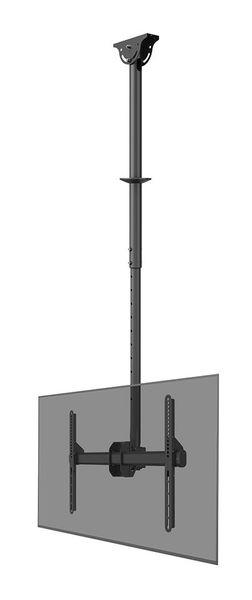 Neomounts CL35-440BL16L Monitor/TV mount ceiling 37-70" - h 106-156 cm - Thumbnail 2