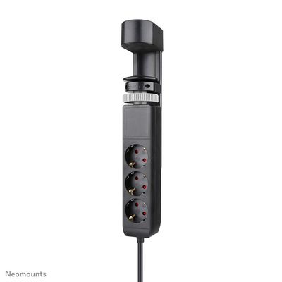 Neomounts DS22-840BL6 Desk socket with clamp and USB-C and USB-A ports