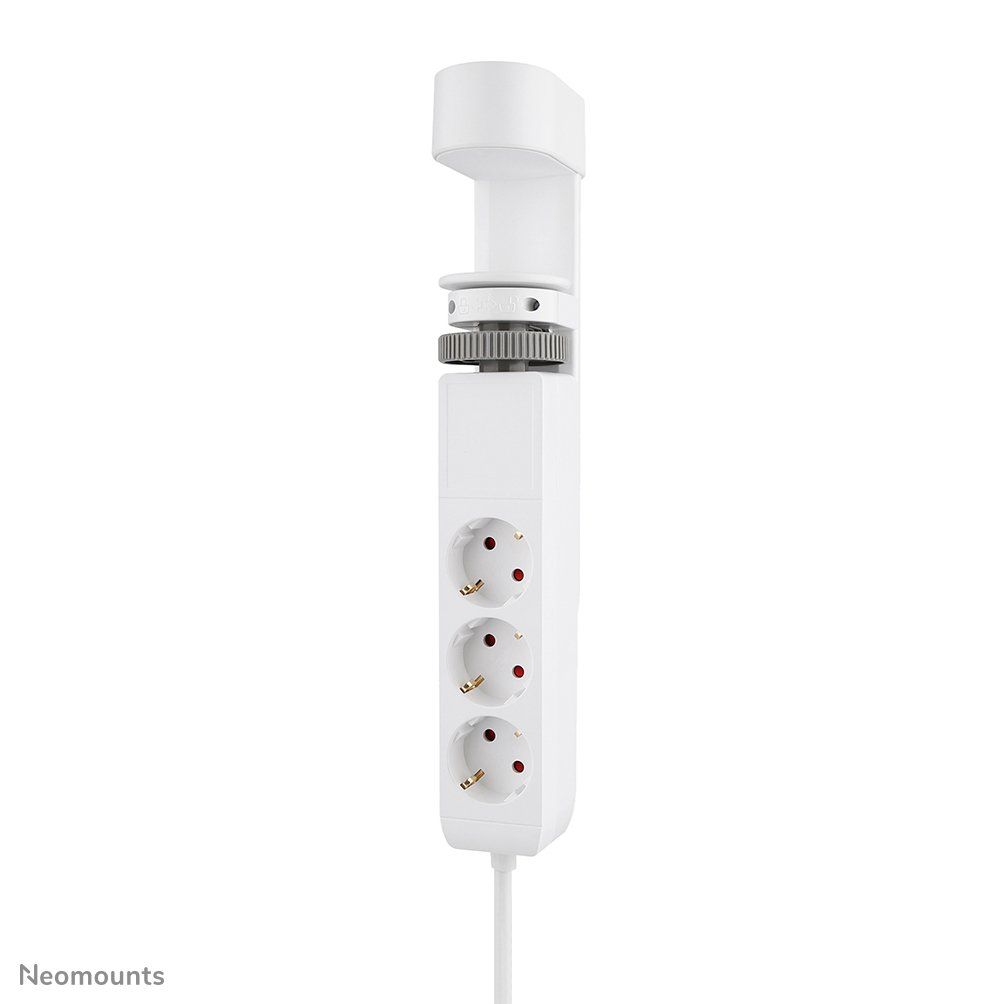 Neomounts DS22-840WH6 Desk socket with clamp and USB-C and USB-A ports - Image 1