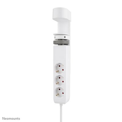 Neomounts DS22-840WH6 Desk socket with clamp and USB-C and USB-A ports