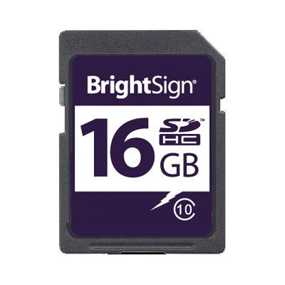 BrightSign 16GB SDHC Class 10 MLC - Thumbnail 2