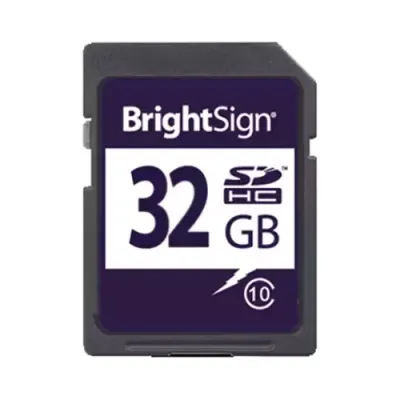 BrightSign 32GB SDHC Class 10 MLC
