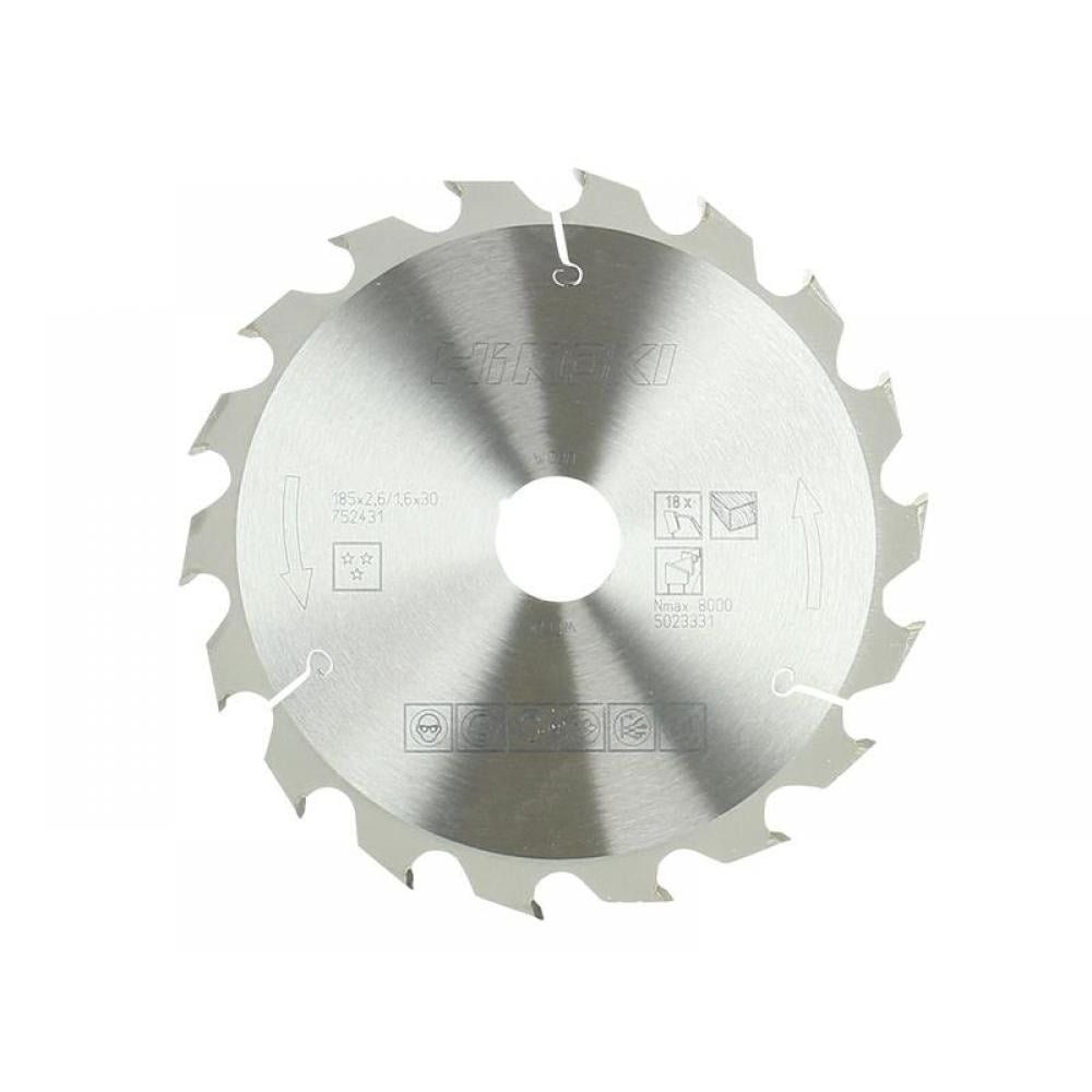 Hikoki 752431 Circular Saw Blade 185 X 30Mm X 18T - Image 1