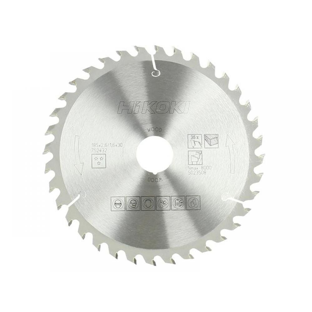 Hikoki 752432 Circular Saw Blade 185 X 30Mm X 36T - Image 1