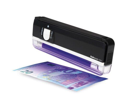 Safescan 130-0444 counterfeit bill detector Black White - Image 1