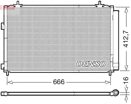 Denso A/c Condenser Toyota | Dcn50059 | Euro Car Parts