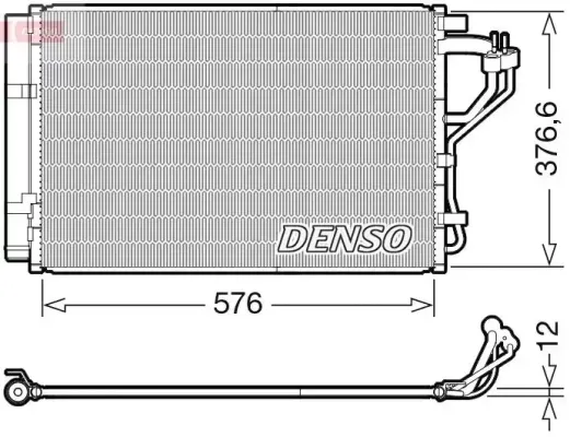 Denso A/c Condenser Hyundai | Dcn41010 | Euro Car Parts