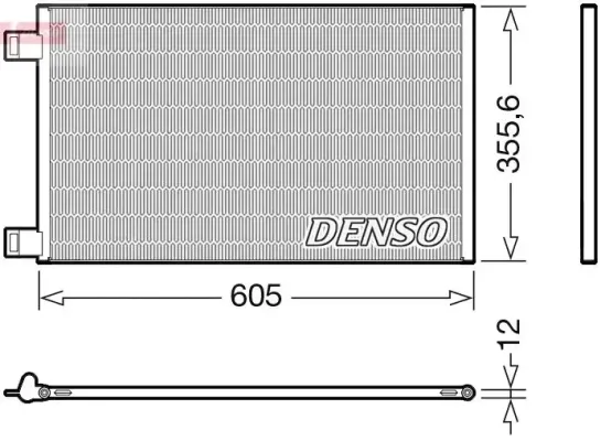Denso A/c Condenser | Dcn23041 | Euro Car Parts