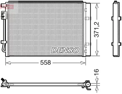 Denso A/c Condenser | Dcn41015 | Euro Car Parts