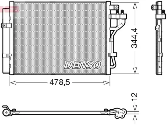 Denso A/c Condenser Kia | Dcn43006 | Euro Car Parts