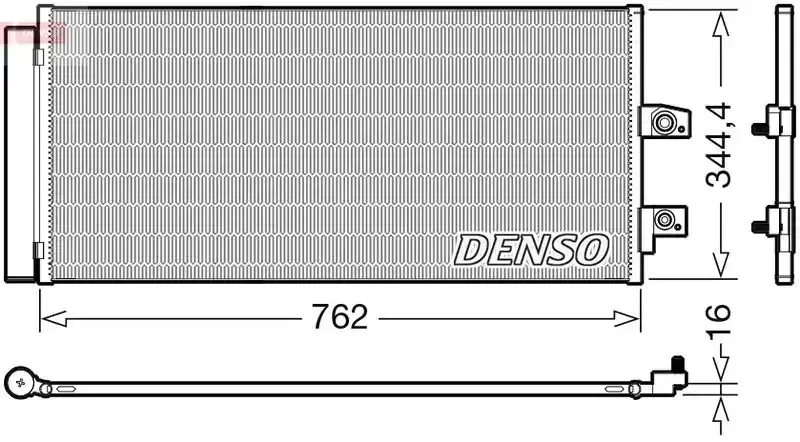 Denso A/c Condenser Volvo | Dcn33016 | Euro Car Parts - Image 1