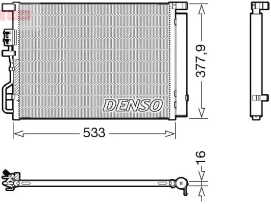Denso A/c Condenser | Dcn41018 | Euro Car Parts